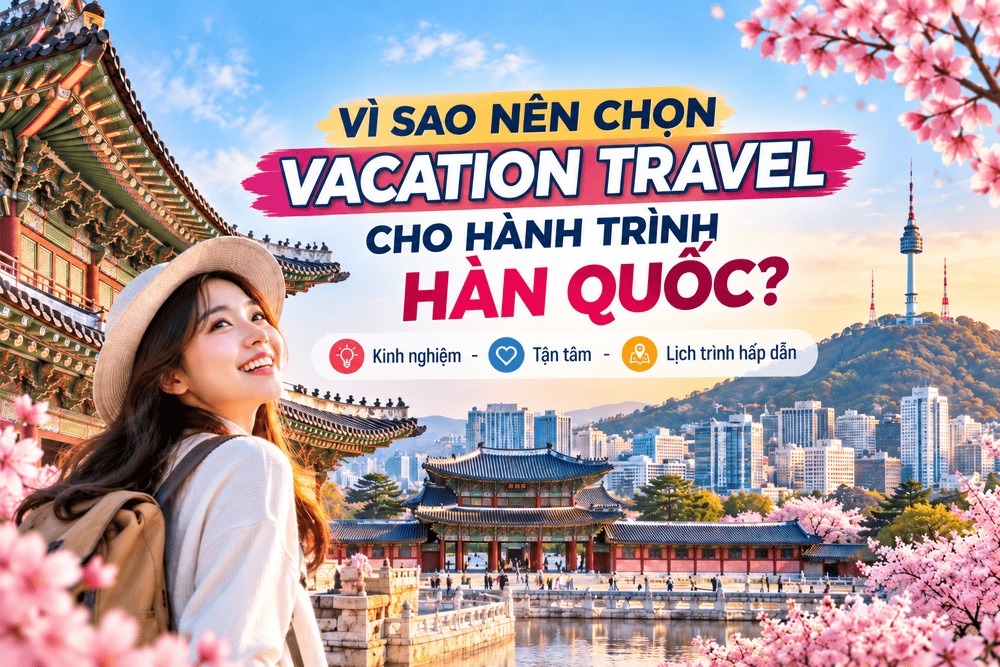 VÌ SAO NÊN CHỌN VACATION TRAVEL CHO HÀNH TRÌNH HÀN QUỐC?