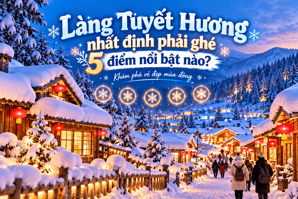 LÀNG TUYẾT HƯƠNG NHẤT ĐỊNH PHẢI GHÉ 5 ĐIỂM NỔI BẬT NÀO?