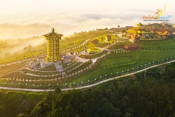 Đại bảo Tháp Kinh Luân lớn nhất thế giới & tu viện Drikung Kagyu Samten Ling Vietnam