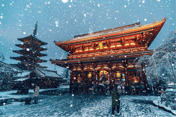 Tour Nhật Bản Mùa Đông Tuyết Rơi 6N5Đ | Kobe – Osaka – Kyoto – Tokyo