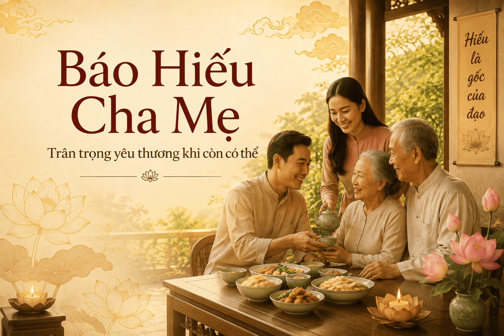 báo hiếu cha mẹ trong mùa vu lan