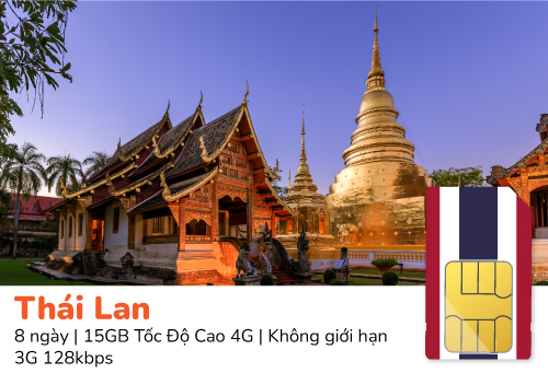 Sim du lịch Thái 4G/5G
